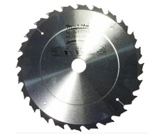 Makita T.C.T. pjūklas 260X2.3X30mm 20° T24 B-17712 T.C.T • 260 x30 mm • T24 • 20° • Medienai