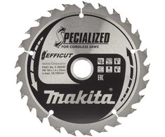 Makita T.C.T. pjūklas 150X1.4X20mm 23° T25 EFFICUT E-06890