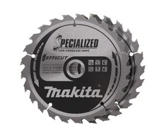 Makita T.C.T. pjūklas 165X1.4X20mm 23° T25 EFFICUT 2 vnt. B-62985-2