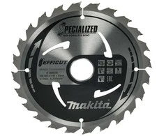 Pjovimo diskas medienai MAKITA Efficut 185x30x1,45mm 24T 23°