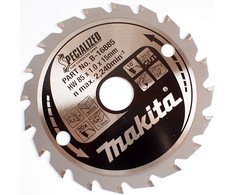 Makita T.C.T. pjūklas SPECIALIZED 85X1X15mm 10° T20 B-16885 T.C.T • 85 x15 mm • T20 • 10° • Medienai