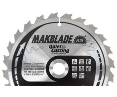 Makita B-08604 T.C.T. pjūklas 190X2.2X20mm 5° T24 MAKBLADE PLUS