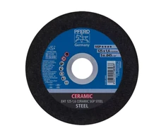 Pjovimo diskas PFERD EHT125-1,6 Ceramic SGP Steel