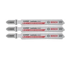 Bosch 3 siaurapj.pjūkleliai T128BHM Laminate clean