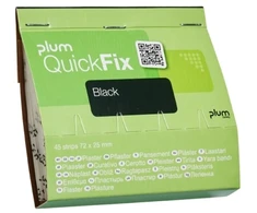 Pleistrai PLUM QuickFix Juodas, 45 vnt.