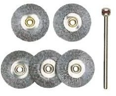 Plieniniai šepetėliai Ø22mm(5vnt.) PROXXON