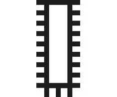 Plokščia dildė PFERD PF1112 H1 200 mm