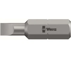 Plokščias atsuktuvo antgalis WERA 800/1 TZ 0,5x4,0x25mm