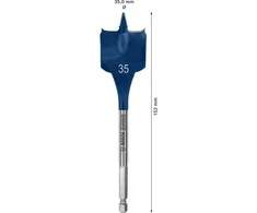 Bosch Plokščias frez.grąžtas su centr.grąžtu, 35x152