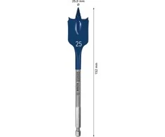 Bosch Plokščias frez.grąžtas su centr.grąžtu, 25x152