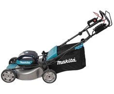 Makita LM001GZ01 Cordless LawnMower 40Vmax, XGT, 48cm, BL-motor, Self-propelled, 4 in 1 (Cutting/Collecting/Mulching/Side/rear discharge) Steel deck, be akumuliatoriaus ir kroviklio