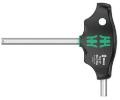 Šešiakampis atsuktuvas su T-formos rankena WERA 54 Hex-Plus HF 5x150mm