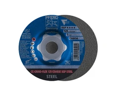 Šlifavimo diskas PFERD CC-Grind-Flex 125 SGP-Steel Coarse