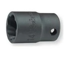 Smeigių/varžtų išsukimo galvutė 1/2" KOKEN 17 mm