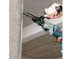 Makita HP2051FJ Smūginis gręžtuvas, 720 W, 0-1200/2900 min-1, 13 mm ranka užveržiamas griebtuvas, LED , MAKPACK