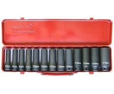 Smūginių ilgų šešiakampių galvučių rinkinys KOKEN 14208M 1/2"