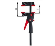 Spaustuvai BESSEY DuoKlamp DUO 160x85mm