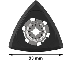 Trikampinis šlifavimo padas BOSCH Starlock PRO AVZ 93 G