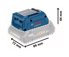 USB įkrovimo stotelė BOSCH GAA 18V-48