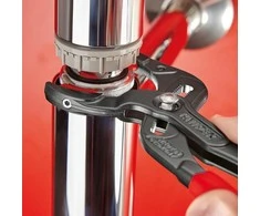 Vamzdinės replės su plastikinėmis žiaunomis KNIPEX 8111