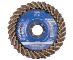 Veltinio šlifavimo diskas PFERD Curve PVL-R 125 A 100 G