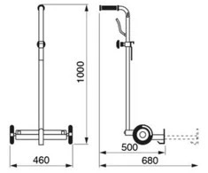 Vežimėlis RAASM OA51004 20-60 kg