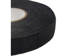 4 FOUR Connect PET Fleece Tape, W:19mm, L:25m/Roll, Juodas Color, Tearable