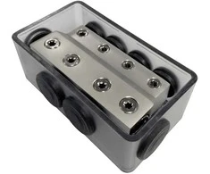 FOUR 4-600440 STAGE 2 DISTRIBUTION BLOCK, 4X50MM2 TO 4X25MM2