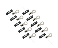 FOUR Connect 4-690961 M8 ring terminal 10mm², 10x juodas
