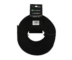 FOUR Connect 4-NS10BK12 fabric/nylonsock Juodas 12/25mm 10m