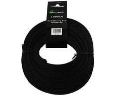 FOUR Connect 4-NS10BL12 nylonsock Juodas 12/25mm 10m