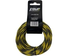 FOUR Connect 4-NS10BLYE6 Nylonsock Juodas/Geltona 6/12mm 10m