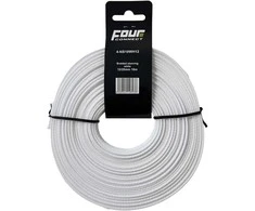 FOUR Connect 4-NS10WH12 Nylonsock Baltas 12/25mm 10m