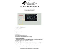 FOUR Power 4-VD1R voltmeter red
