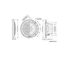 Pioneer TS-MR1600 kosteudenkestävä kaiutin