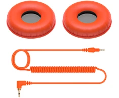 Pioneer DJ HC-CP08-M Cable+ear pads for HDJ-CUE1 (Oranžinis)