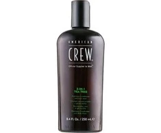 Šampūnas, kondicionierius ir dušo želė American Crew 3in1 Tea-Tree Shower Essential 250ml