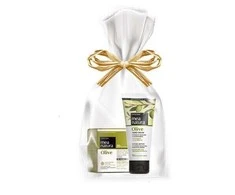 Rinkinys veidui ir rankoms Farcom Mea Natura Olive 50x100 ml