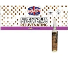 Atstatomosios plaukų ampulės Ronney Intensive Argan Rejuvenating 12x10ml