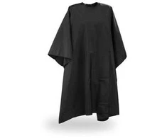 Bratt Pelerina klientui Wako Crinkle Cutting Cape Juodas 135x150cm