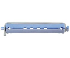Plaukų suktukai cheminiam šukavimui Comair 91x13mm, mėlyni/pilki, 12 vnt.