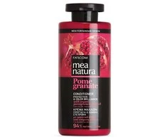 Dažytų plaukų kondicionierius su organinių granatų sėklų aliejais Farcom Mea Natura Pomegranate Protection &amp; Color Brilliance Conditioner 300 ml