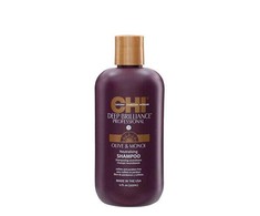 Drėkinantis plaukų šampūnas CHI Deep Brilliance Olive &amp; Monoi Neutralizing Šampūnas 355ml