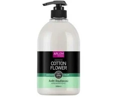 Dušo želė su medvilnės ekstraktu Farcom ARLEM Cotton Flower Shower Kreminis 1000 ml