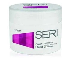 Išsauganti spalvą dažytų plaukų kaukė Farcom Professional SERI Color Shield UV- Keraplex Hair Mask 300ml