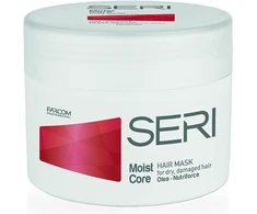 Plaukų kaukė sausiems, pažeistiems plaukams Farcom Professional SERI Moist Core Hair Mask 300 ml