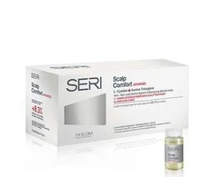 Plaukų slinkimą stabdančios ampulės Farcom Professional SERI Scalp Comfort Advanced 12 vnt. x 10 ml