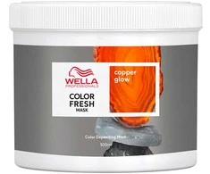 Kaukė plaukams suteikianti atspalvį Wella Color Fresh Mask Copper Glow 500 ml