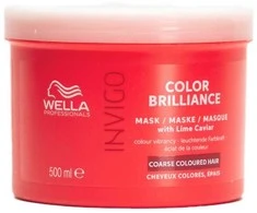 Kaukė šiurkštiems, dažytiems plaukams Wella Invigo Color Brilliance Coarse Mask 500ml