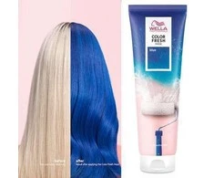 Kaukė suteikianti atspalvį plaukams Wella Color Fresh Mask 150 ml - Mėlyna